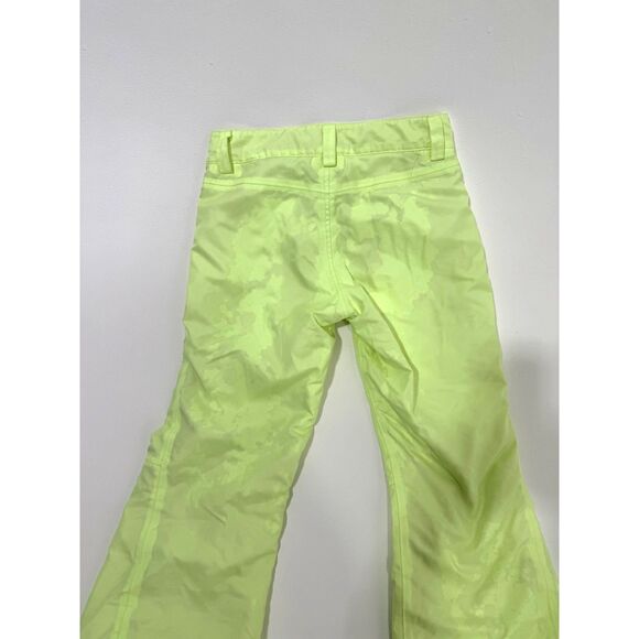 The North Face, neon lime snow pant, lightly lined - Picture 5 of 8